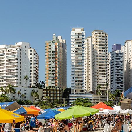 Apto - Predio De Frente Para Praia - Asturias - Guaruja - 2 Vagas Garagem - Wi-Fi E Ar Condicionado 외부 사진