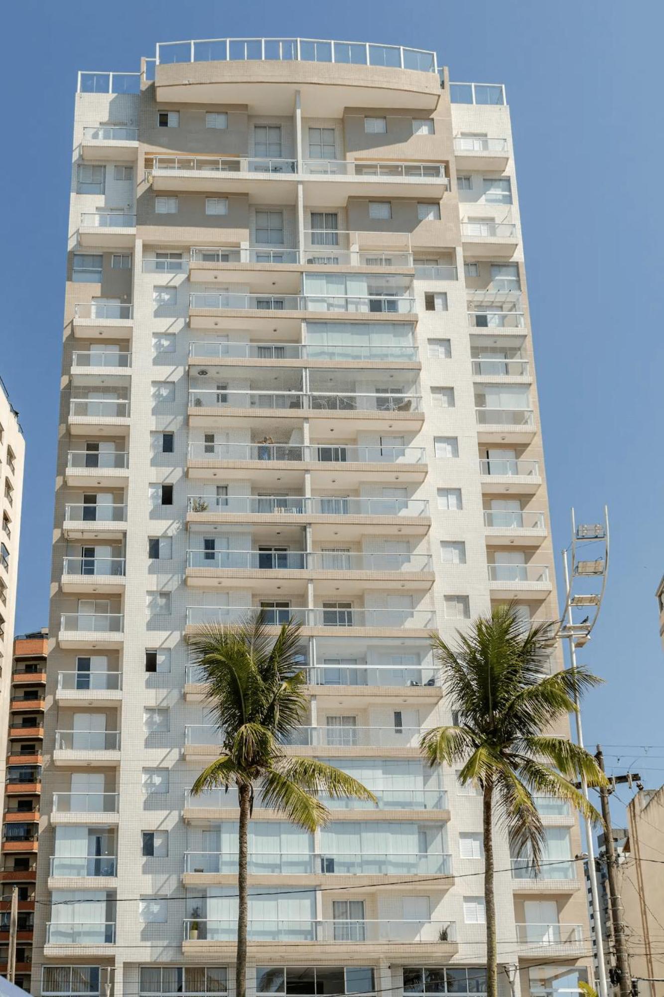 Apto - Predio De Frente Para Praia - Asturias - Guaruja - 2 Vagas Garagem - Wi-Fi E Ar Condicionado 외부 사진